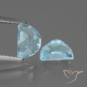 Gemas de Topacio Azul Cielo natural de 2.13 ct, Elegante, VS