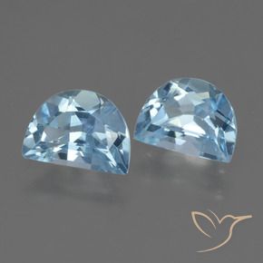 Gemas de Topacio Azul Cielo natural de 2.01 ct, Elegante, VVS-VS