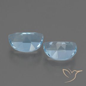 Gemas de Topacio Azul Cielo natural de 2.01 ct, Elegante, VVS-VS