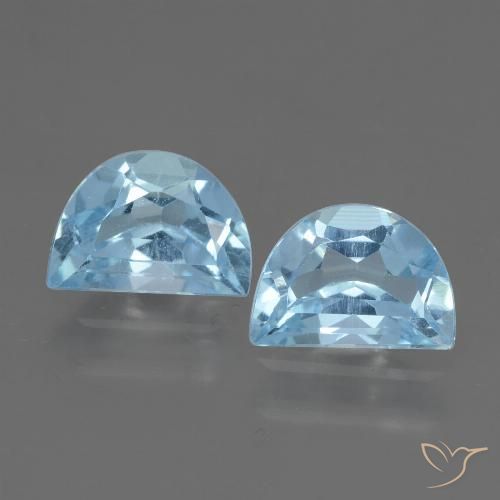 2.09ctw Natural Azul Cielo Topacio, Elegante, VVS-VS