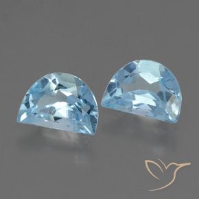 Gemas de Topacio Azul Cielo natural de 2.09 ct, Elegante, VVS-VS