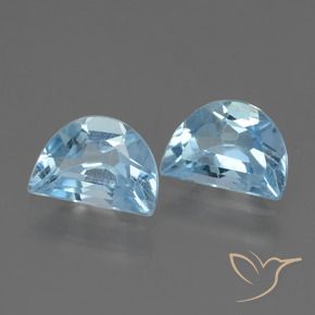 Gemas de Topacio Azul Cielo natural de 2.00 ct, Elegante, VVS-VS