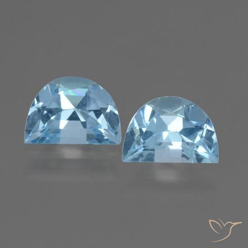1.95ctw Natural Azul Suizo Topacio, Elegante, VS