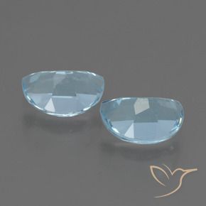 Gemas de Topacio Azul Cielo natural de 2.17 ct, Elegante, VVS