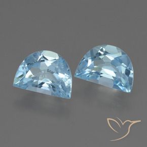 Gemas de Topacio Azul Cielo natural de 1.89 ct, Elegante, VS