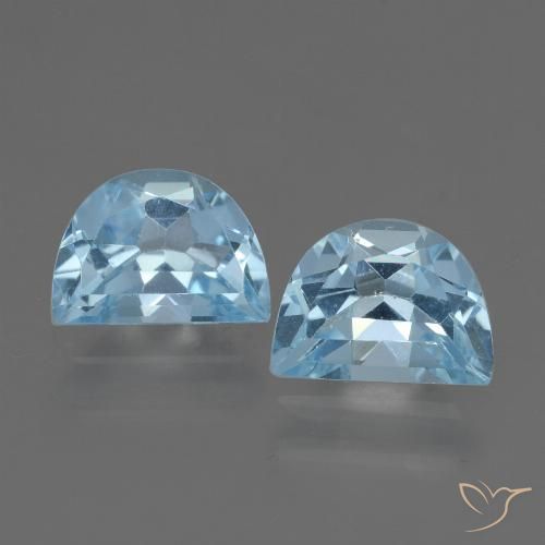 2.22ctw Natural Azul Cielo Topacio, Elegante, VS