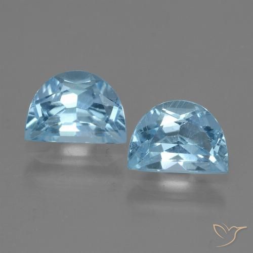 2.20ctw Natural Azul Suizo Topacio, Elegante, VS
