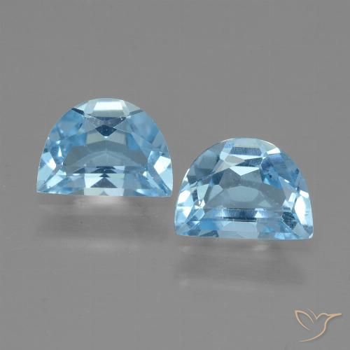 1.85ctw Natural Azul Suizo Topacio, Elegante, VVS-VS