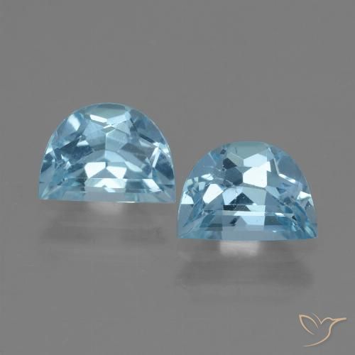 2.10ctw Natural Azul Suizo Topacio, Elegante, VS