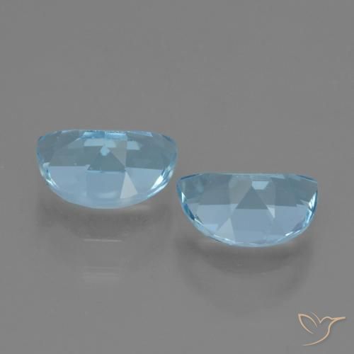 Gemas de Topacio Azul Suizo natural de 2.01 ct, Elegante, VVS-VS