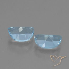 Gemas de Topacio Azul Cielo natural de 1.89 ct, Elegante, VS