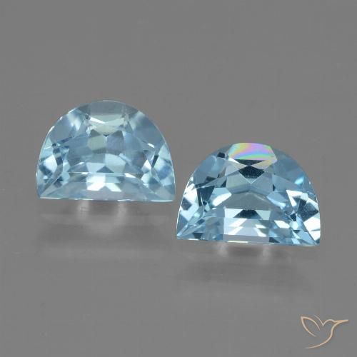 1.92ctw Natural Azul Cielo Topacio, Elegante, VVS-VS