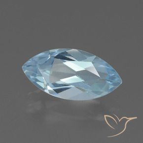 Topacio Azul Cielo natural de 2.22 ct, Marquesa, VVS-VS