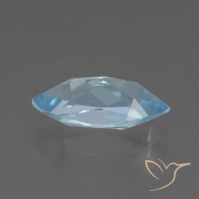 Topacio Azul Cielo natural de 2.22 ct, Marquesa, VVS-VS