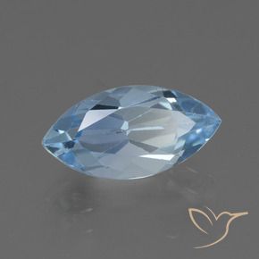 Topacio Azul Cielo natural de 2.37 ct, Marquesa, VVS