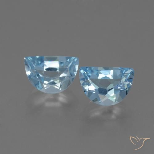 1.99ctw Natural Azul Suizo Topacio, Elegante, VVS-VS