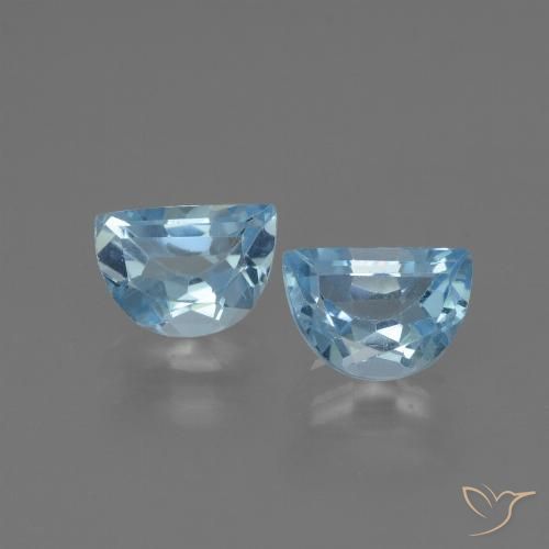 1.93ctw Natural Azul Cielo Topacio, Elegante, VVS-VS