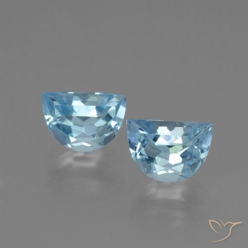 2.06ctw Natural Azul Suizo Topacio, Elegante, VVS-VS