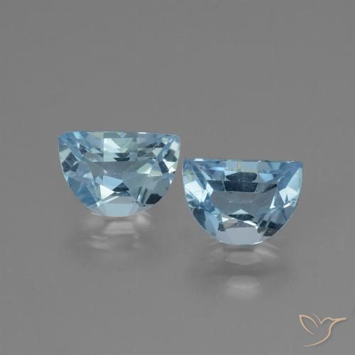 1.84ctw Natural Azul Suizo Topacio, Elegante, VVS