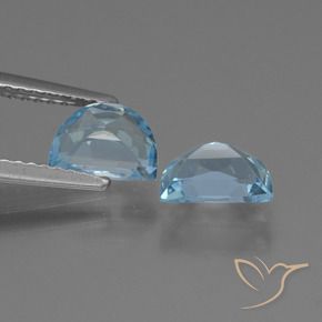 Gemas de Topacio Azul Cielo natural de 1.99 ct, Elegante, VS