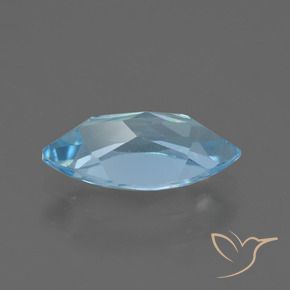 Topacio Azul Cielo natural de 2.35 ct, Marquesa, VVS-VS