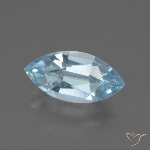 2.09ct Natural Azul Cielo Topacio, Marquesa, VVS-VS