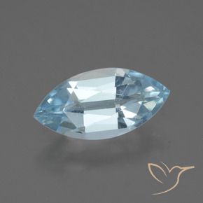 Topacio Azul Cielo natural de 2.09 ct, Marquesa, VVS-VS