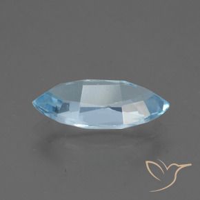 Topacio Azul Cielo natural de 2.09 ct, Marquesa, VVS-VS