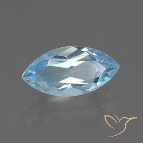 Topacio Azul Cielo natural de 2.40 ct, Marquesa, VVS