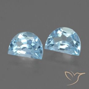 Gemas de Topacio Azul Cielo natural de 2.11 ct, Elegante, VS