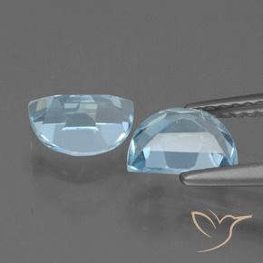 Gemas de Topacio Azul Cielo natural de 2.11 ct, Elegante, VS