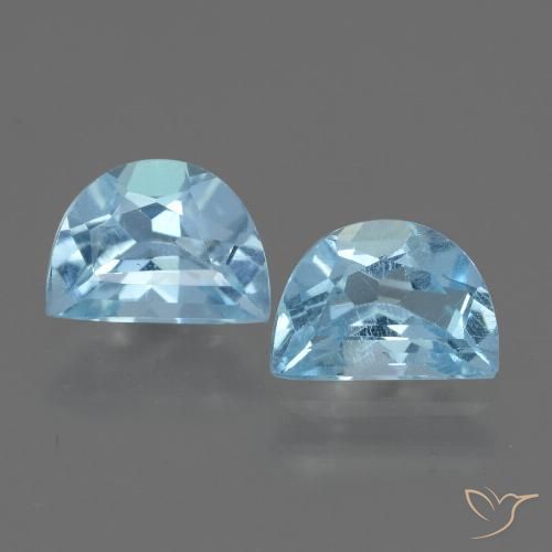 2.19ctw Natural Azul Cielo Topacio, Elegante, VS