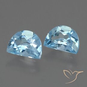 Gemas de Topacio Azul Cielo natural de 2.19 ct, Elegante, VS