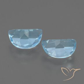 Gemas de Topacio Azul Cielo natural de 2.19 ct, Elegante, VS