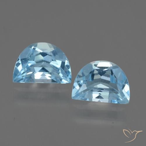 1.86ctw Natural Azul Cielo Topacio, Elegante, VVS-VS