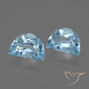 Gemas de Topacio Azul Cielo natural de 1.84 ct, Elegante, VS
