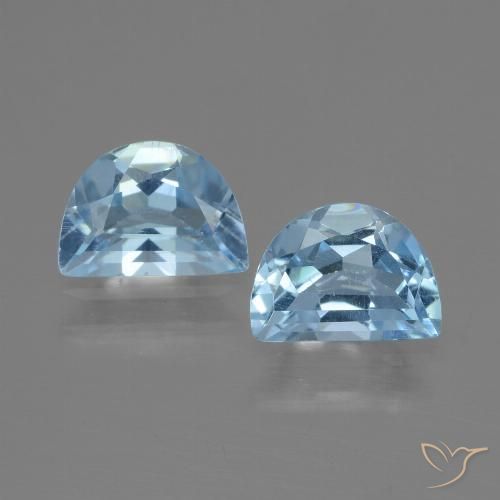 1.68ctw Natural Azul Cielo Topacio, Elegante, VVS-VS