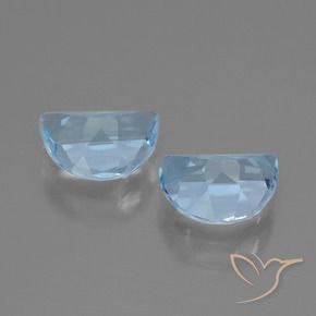 Gemas de Topacio Azul Cielo natural de 1.68 ct, Elegante, VVS-VS