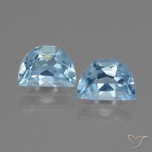 1.88ctw Natural Azul Cielo Topacio, Elegante, VS