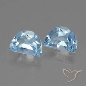 Gemas de Topacio Azul Cielo natural de 1.88 ct, Elegante, VS