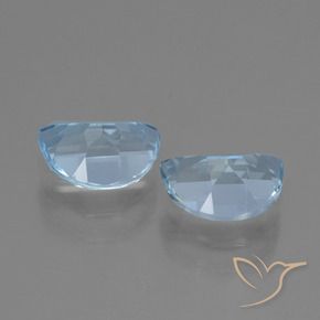 Gemas de Topacio Azul Cielo natural de 1.88 ct, Elegante, VS