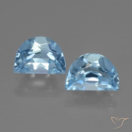 2.09ctw Natural Azul Suizo Topacio, Elegante, VVS-VS