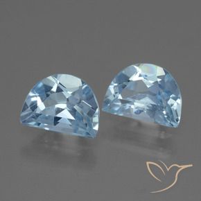 Gemas de Topacio Azul Cielo natural de 2.07 ct, Elegante, VVS-VS