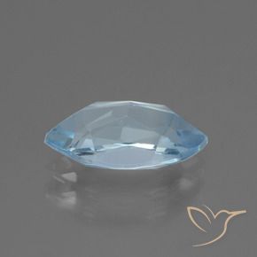 Topacio Azul Cielo natural de 2.56 ct, Marquesa, VVS