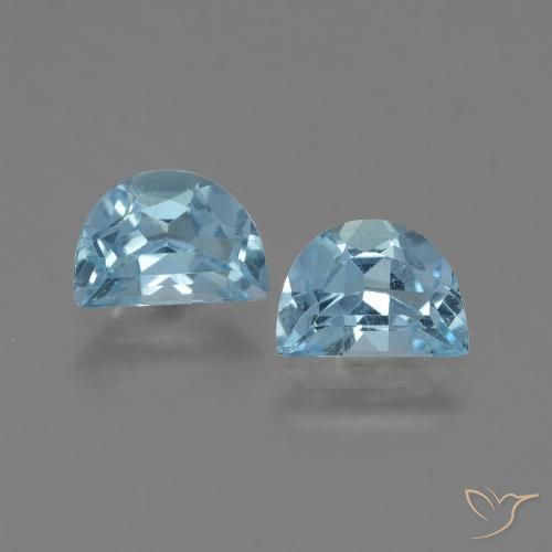 1.94ctw Natural Azul Cielo Topacio, Elegante, VS