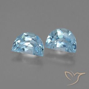 Gemas de Topacio Azul Cielo natural de 2.05 ct, Elegante, VS