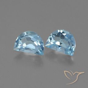 Gemas de Topacio Azul Cielo natural de 2.02 ct, Elegante, VS