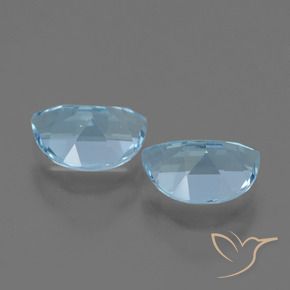 Gemas de Topacio Azul Suizo natural de 1.94 ct, Elegante, VS