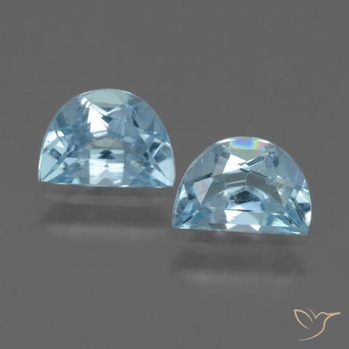 1.90ctw Natural Azul Cielo Topacio, Elegante, VS