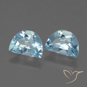 Gemas de Topacio Azul Cielo natural de 1.90 ct, Elegante, VS